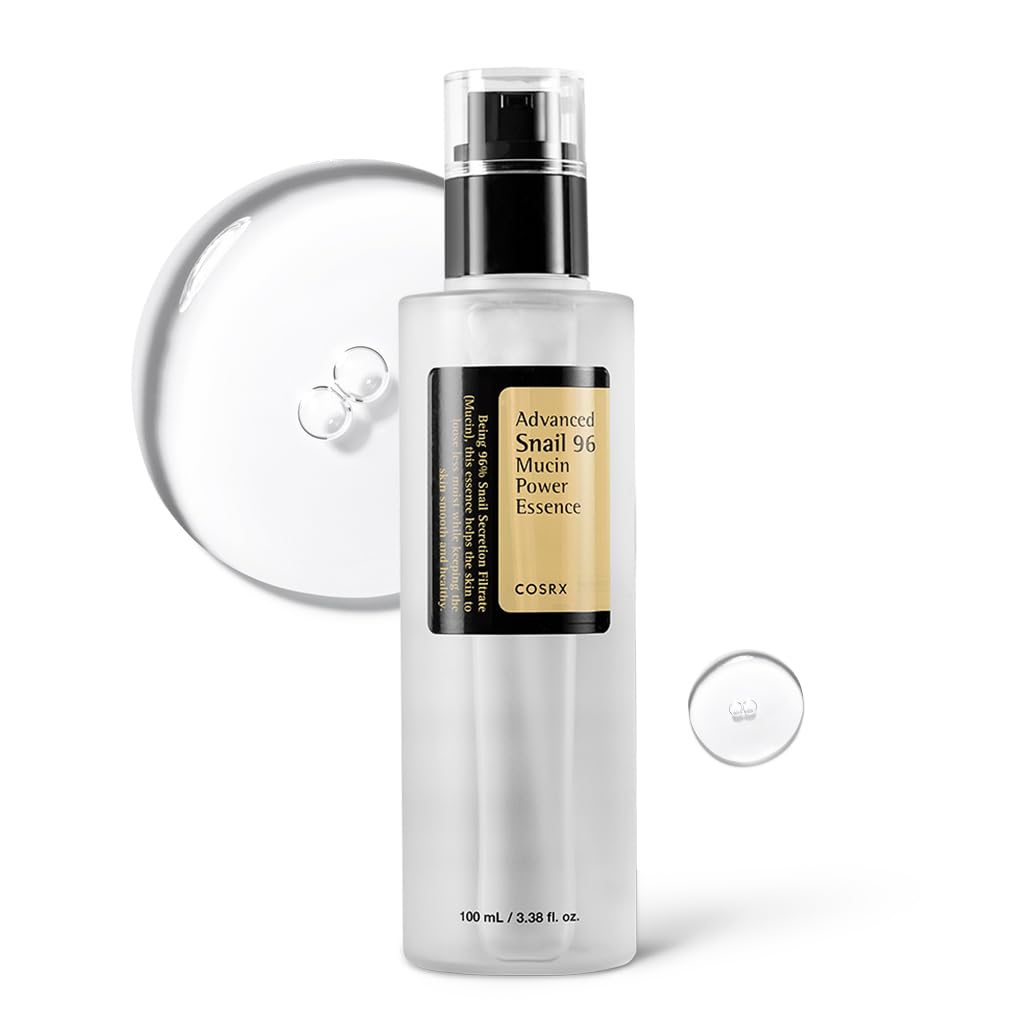 COSRX Snail Mucin 96% Repairing Serum - Hydrating Face Essence for Dryness & Fine Lines, 100ml