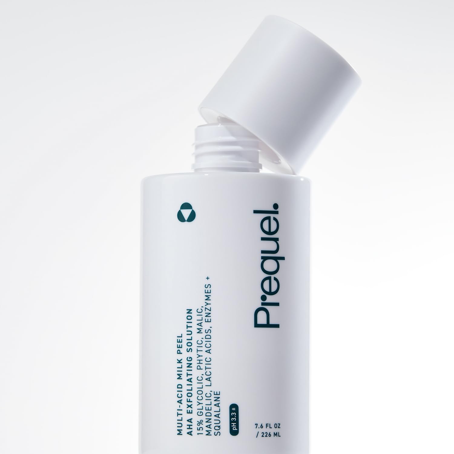 Prequel Skin Multi-Acid Milk Peel - 15% Glycolic Acid Face Exfoliant for Brighter, Smoother Skin, 7.6 oz