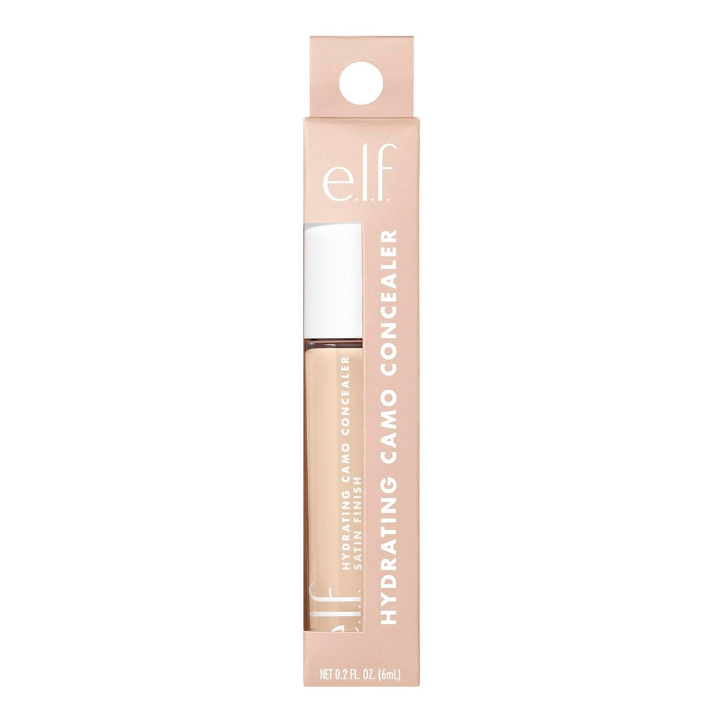 e.l.f. Hydrating Camo Concealer for Under-Eye Circles & Blemishes - Full Coverage, Satin Finish
