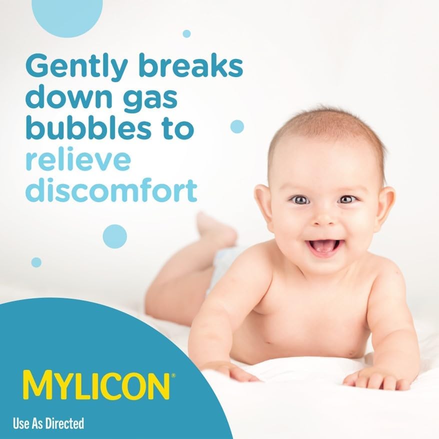 Mylicon Infant Gas Relief Drops - Dye-Free Formula, 1 fl oz