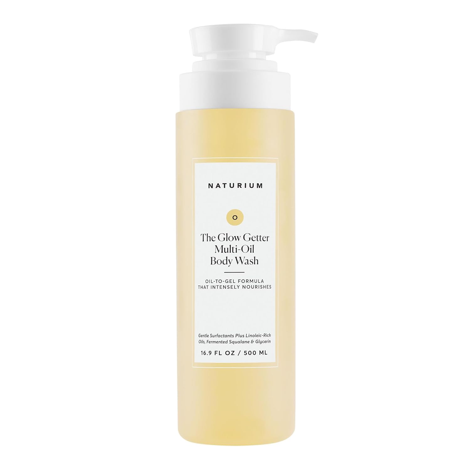 Naturium Glow Getter Multi-Oil Hydrating Body Wash - Gentle Cleanser for All Skin Types, 16.9 fl oz