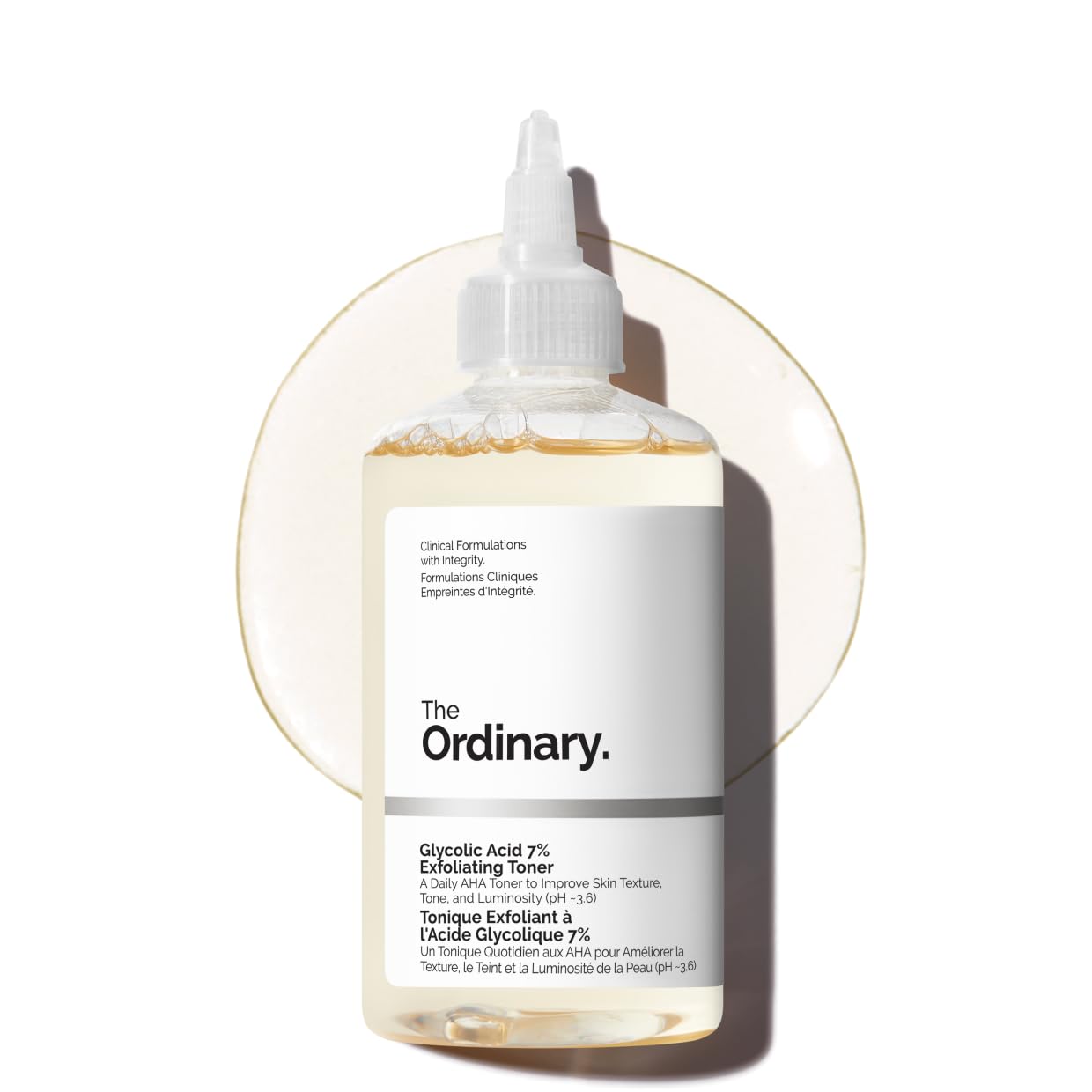 The Ordinary 7% Glycolic Acid Exfoliating Toner for Even Skin Tone & Radiance