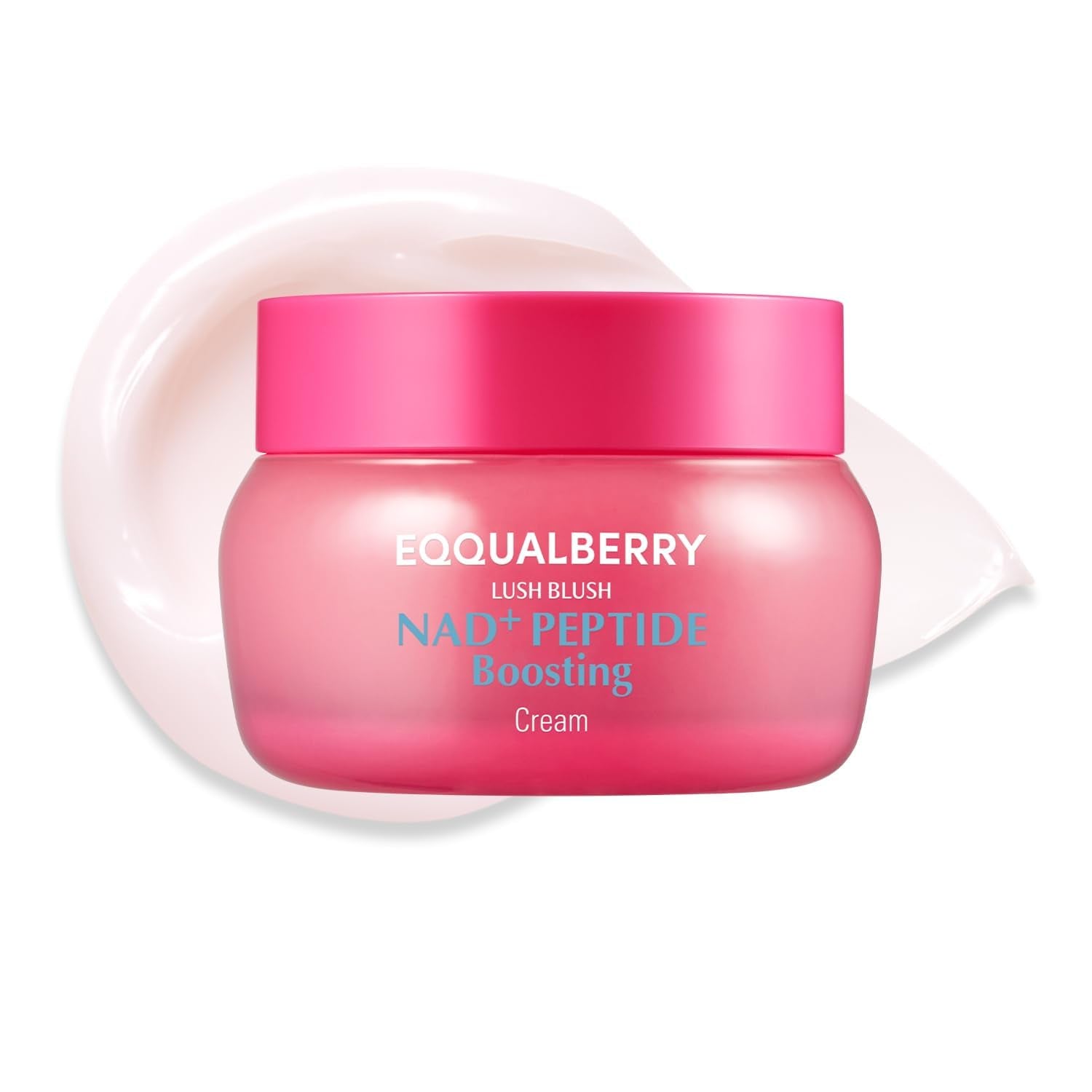 EQQUALBERRY Liposomal NAD+ Peptide Cream for Sagging Skin - Anti-Aging Moisturizer with 5% NAD+ & Peptides, Firming & Hydrating for Dry Skin (50ml)