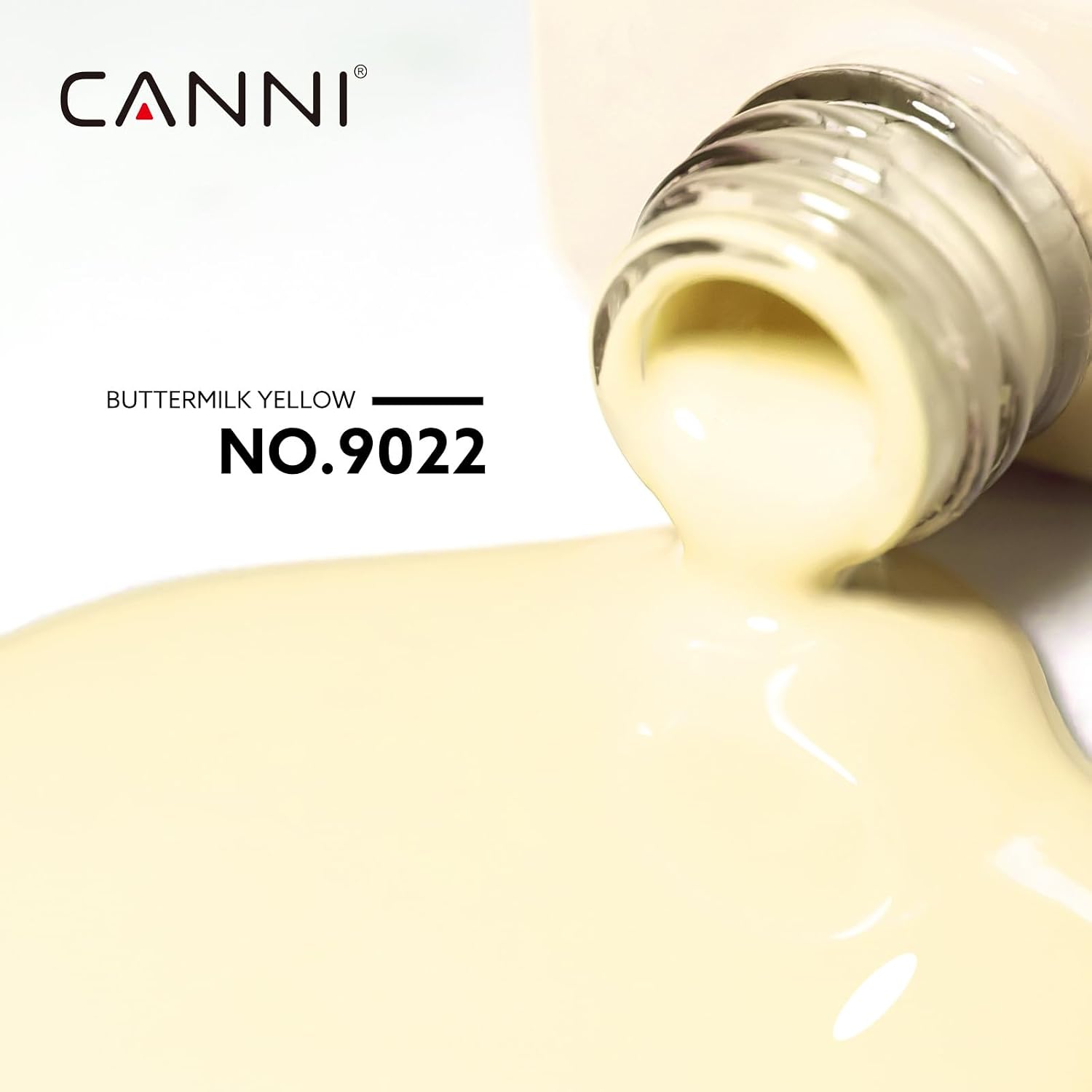 CANNI Pastel Yellow Gel Polish - High-Pigment, 30-Day Wear