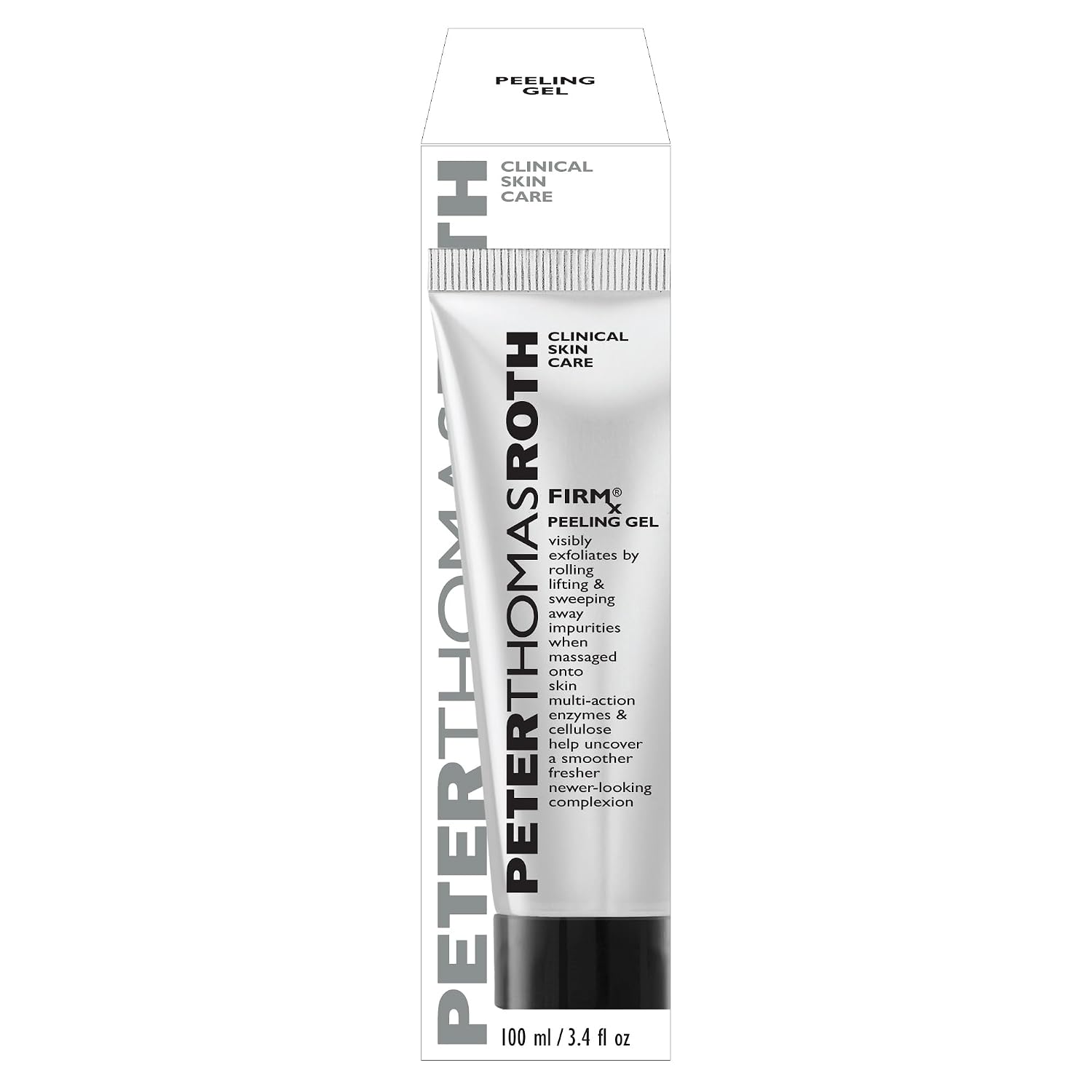 Peter Thomas Roth FIRMx Peeling Gel - Gentle Daily Exfoliant for Dull Skin & Pore Refinement, 3.4 Fl Oz