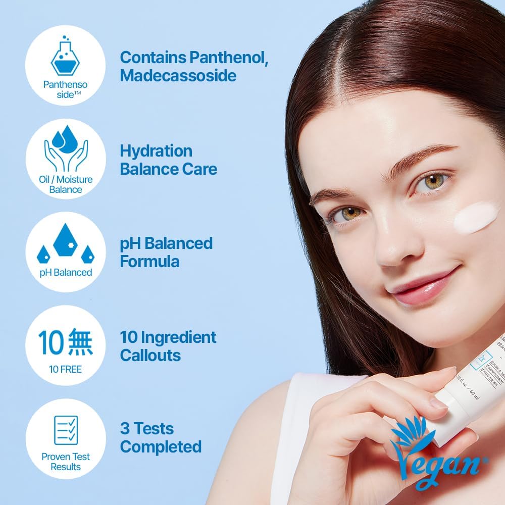 ETUDE SoonJung 2x Barrier Repair Moisturizer for Sensitive Skin - Panthenol & Madecassoside Rich Cream, pH Balanced