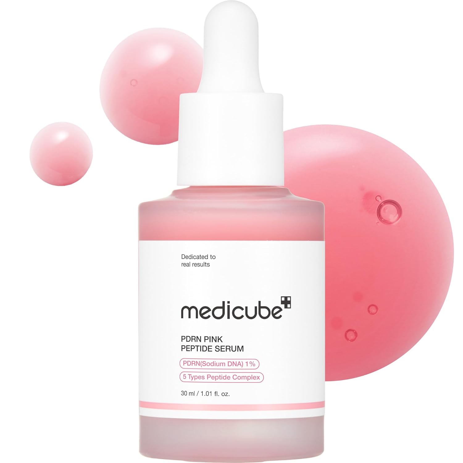 Medicube Pink Peptide Serum with Salmon DNA for Even Tone & Hydration