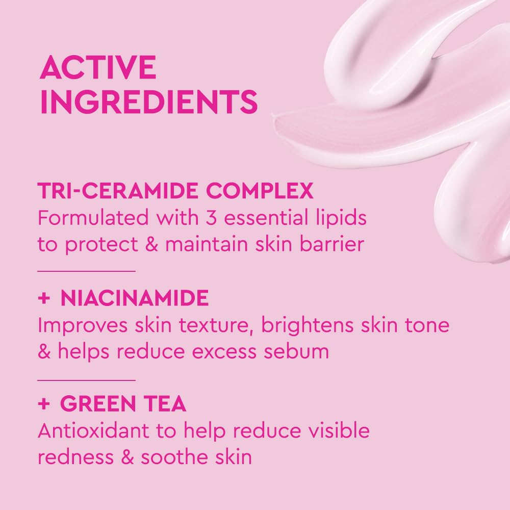 BYOMA Barrier Repair Face Cream - Niacinamide & Green Tea Hydrating Gel for Dry Skin, Oil-Free, Alcohol-Free (1.69 fl oz)