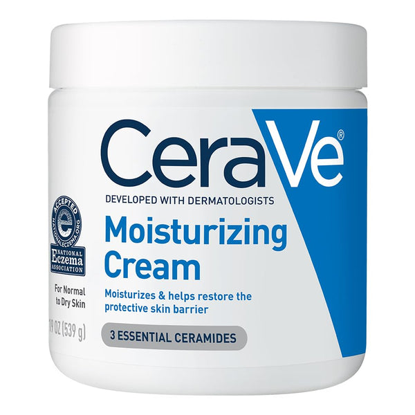 CeraVe Moisturizing Cream for Dry Skin - Hydrating Face & Body Lotion with Ceramides, 19 fl oz