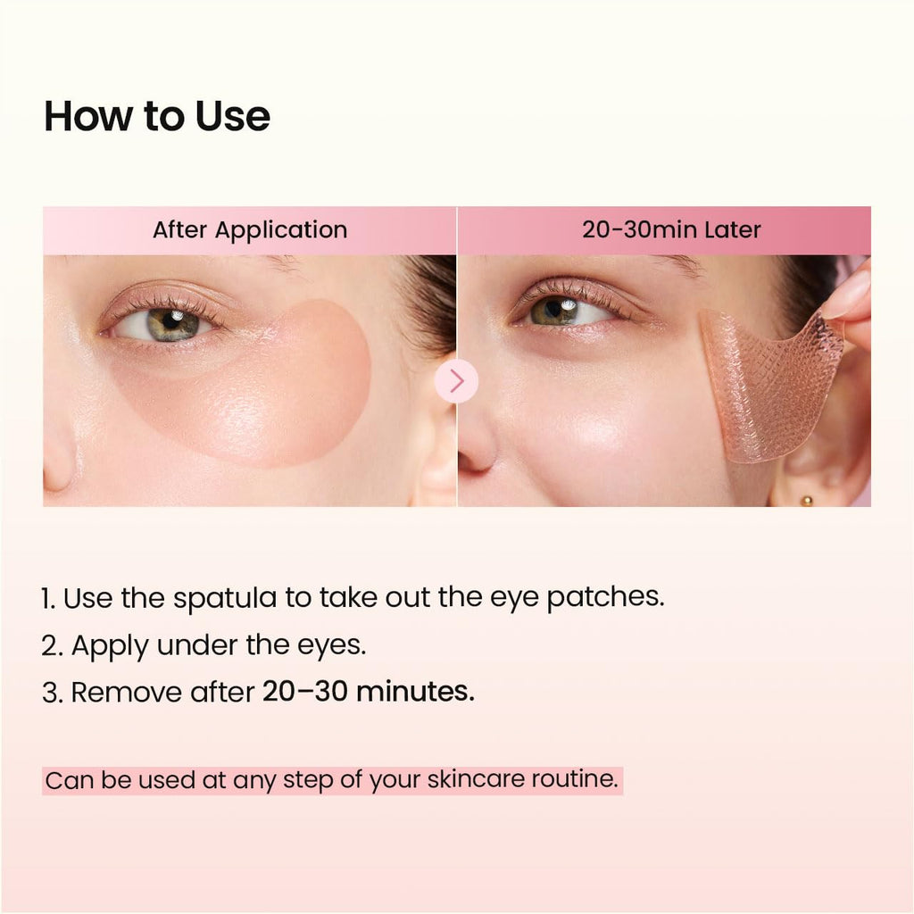BIODANCE Collagen Peptide Eye Patches for Fine Lines & Smile Lines - 60 Count