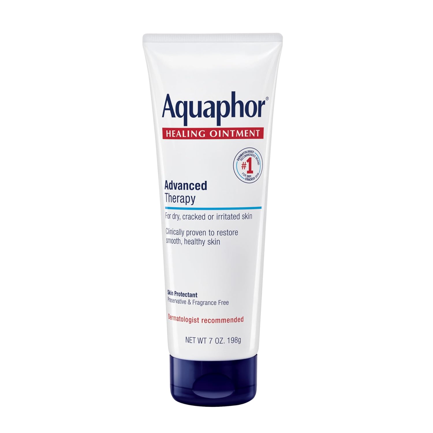 Aquaphor Healing Ointment for Dry & Cracked Skin - 7 Oz Tube
