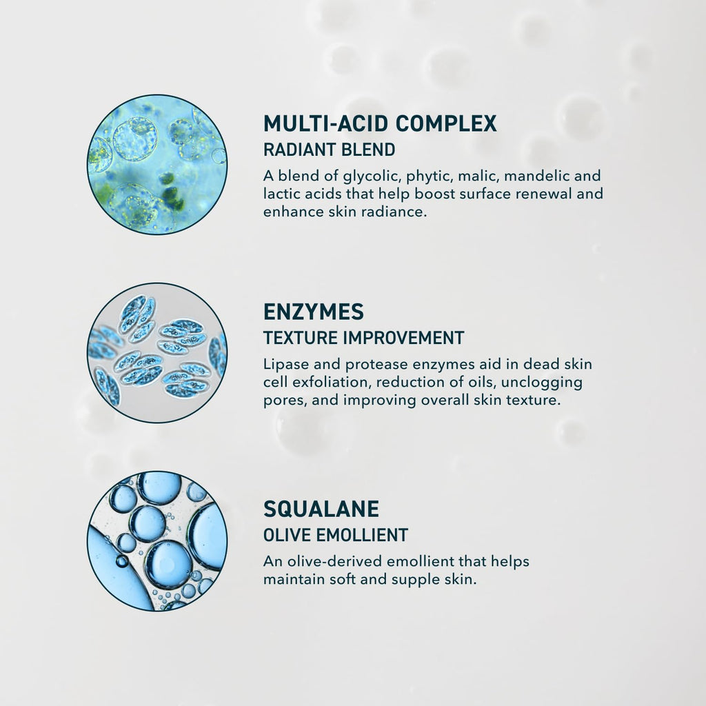 Prequel Skin Multi-Acid Milk Peel - 15% Glycolic Acid Face Exfoliant for Brighter, Smoother Skin, 7.6 oz