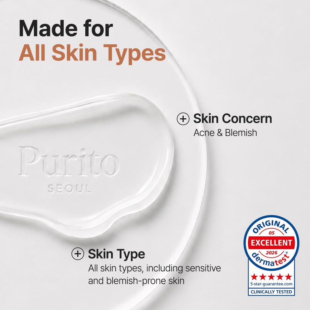PURITO Oat Calming Gel Cream - Lightweight Moisturizer for Blemish Calm & Soothing Hydration (100mL)