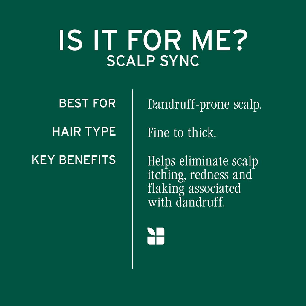 Biolage Scalp Sync Anti-Dandruff Shampoo - Targets Itchy Scalp with Zinc Pyrithione, 13.5 fl oz