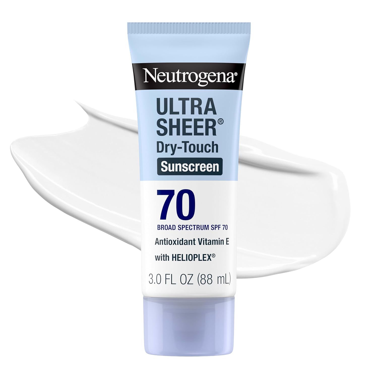 Neutrogena Ultra Sheer SPF 70 Sunscreen Lotion - Broad Spectrum Protection for All Skin Types