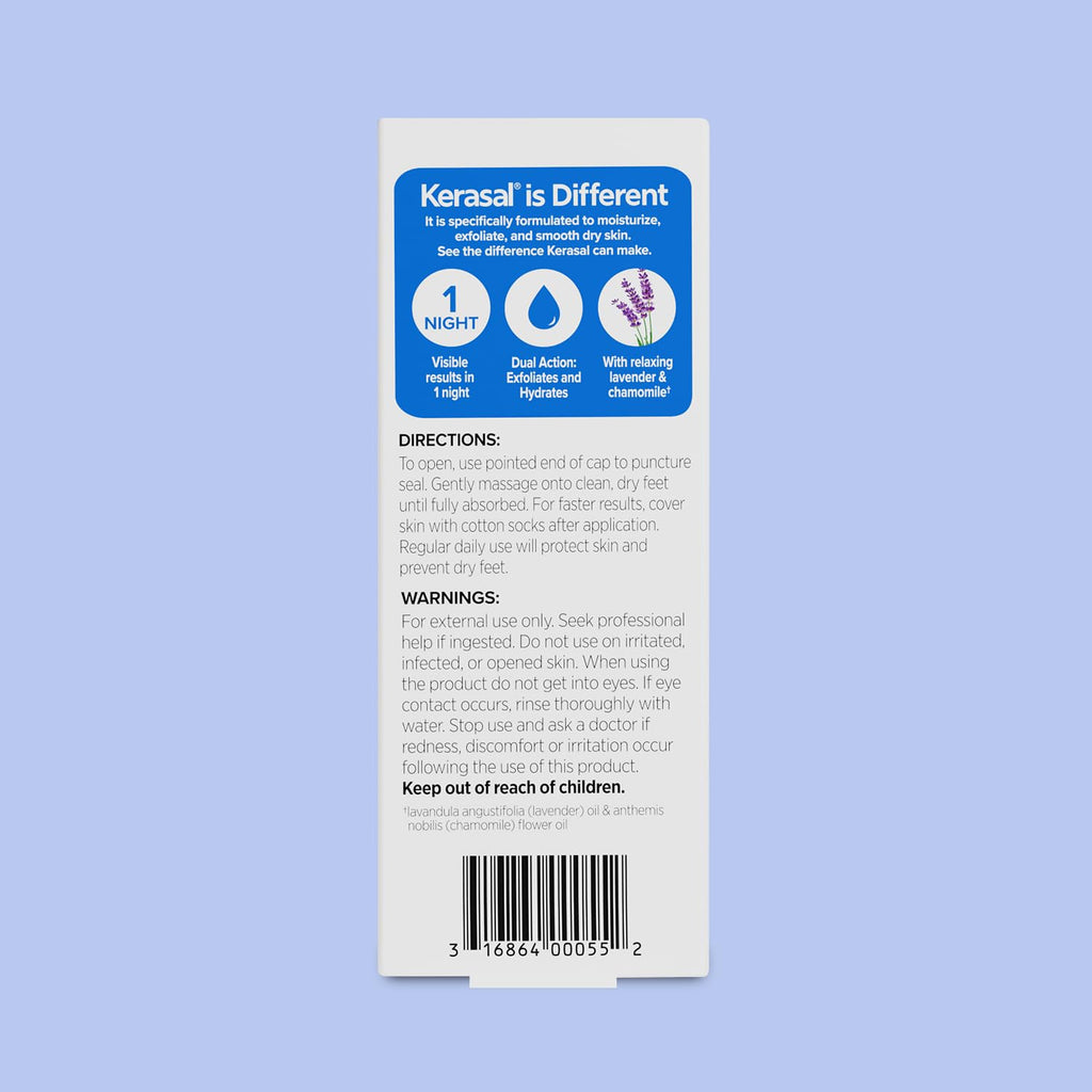 Kerasal Intensive Foot Repair Ointment for Cracked Heels & Dry Feet - Salicylic Acid & Urea, 1 Oz