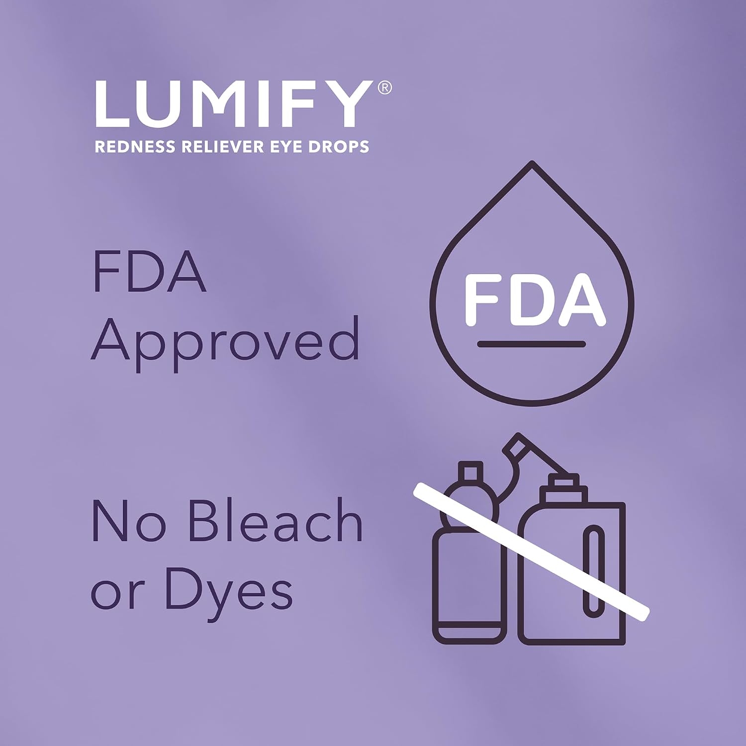 LUMIFY Redness Relief Eye Drops - Works in 60 Seconds & Lasts Up to 8 Hours
