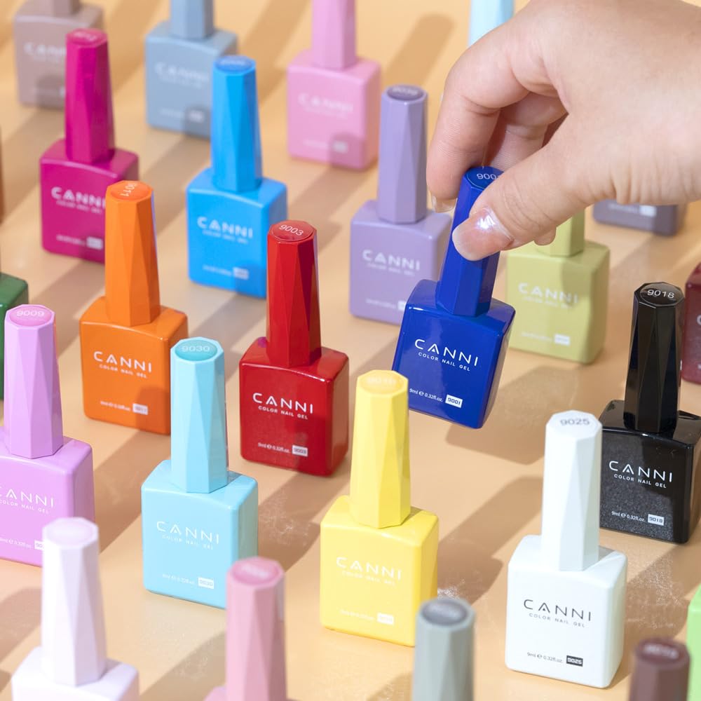 CANNI Pastel Yellow Gel Polish - High-Pigment, 30-Day Wear