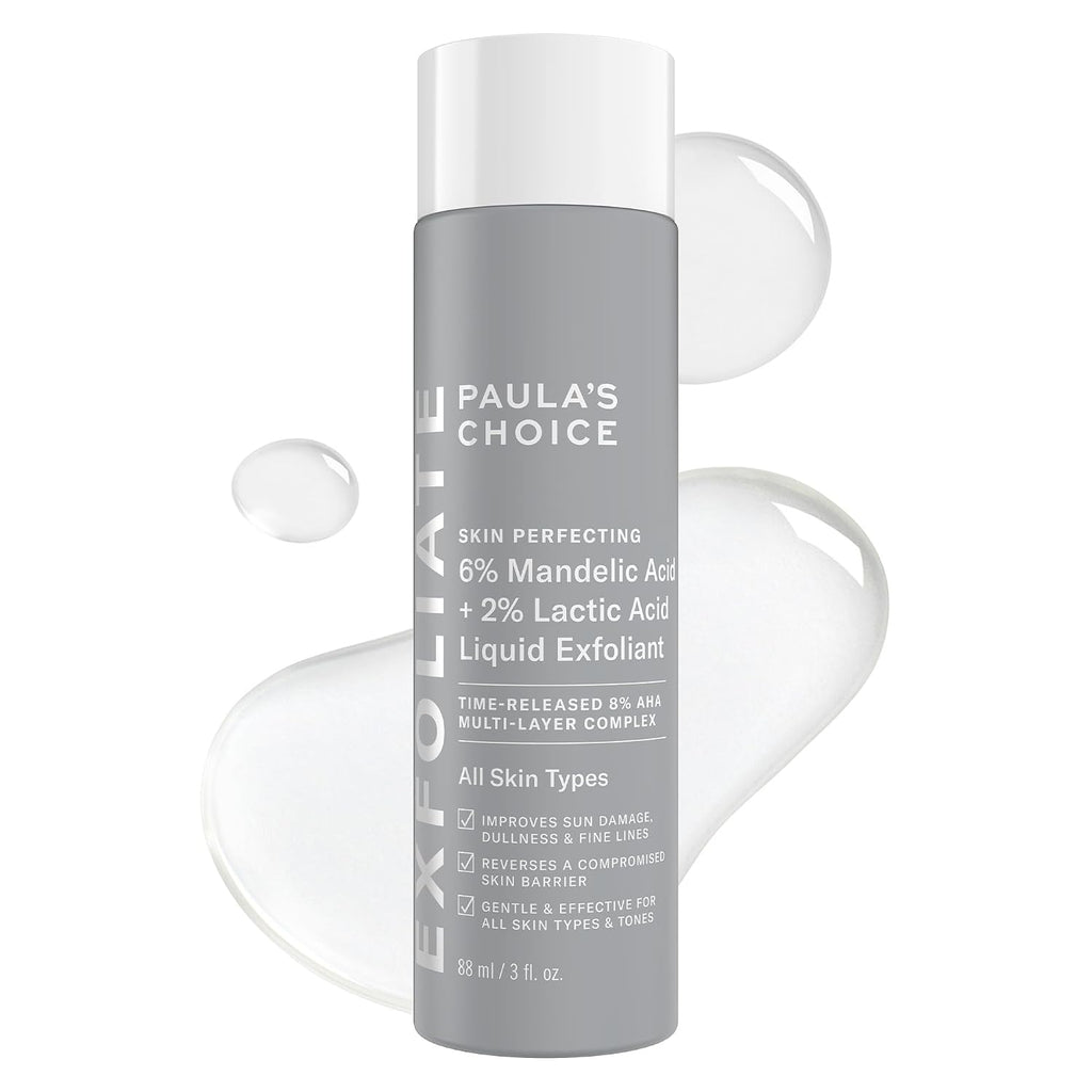 Paula's Choice 6% Mandelic + 2% Lactic Acid Daily Exfoliant for Sensitive Skin, 3 fl oz