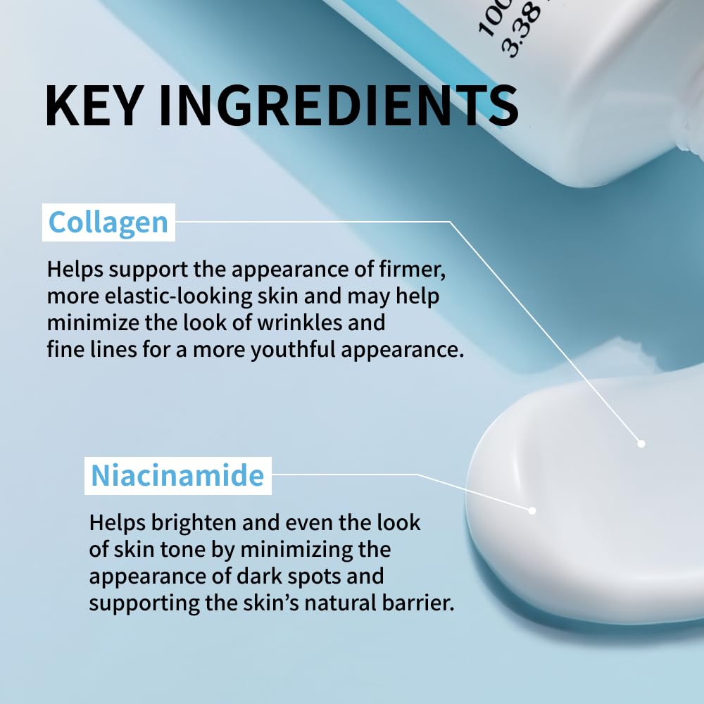 NIDA Youthful Formula Moisturizing Cream for Wrinkles & Dry Skin - Hyaluronic Acid, Collagen | 100ml