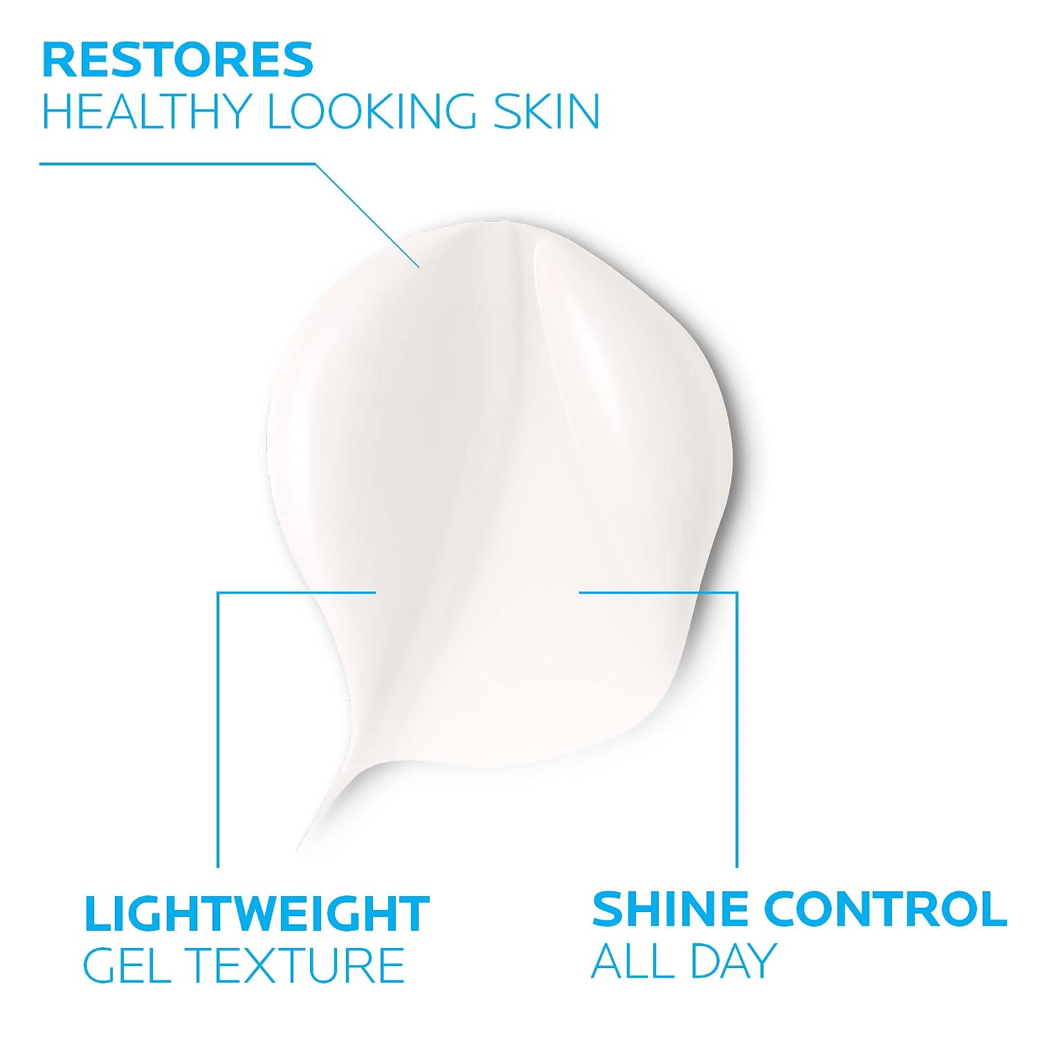 La Roche-Posay Toleriane Double Repair Matte Moisturizer for Oily Skin - Oil-Free Niacinamide & Ceramide Formula