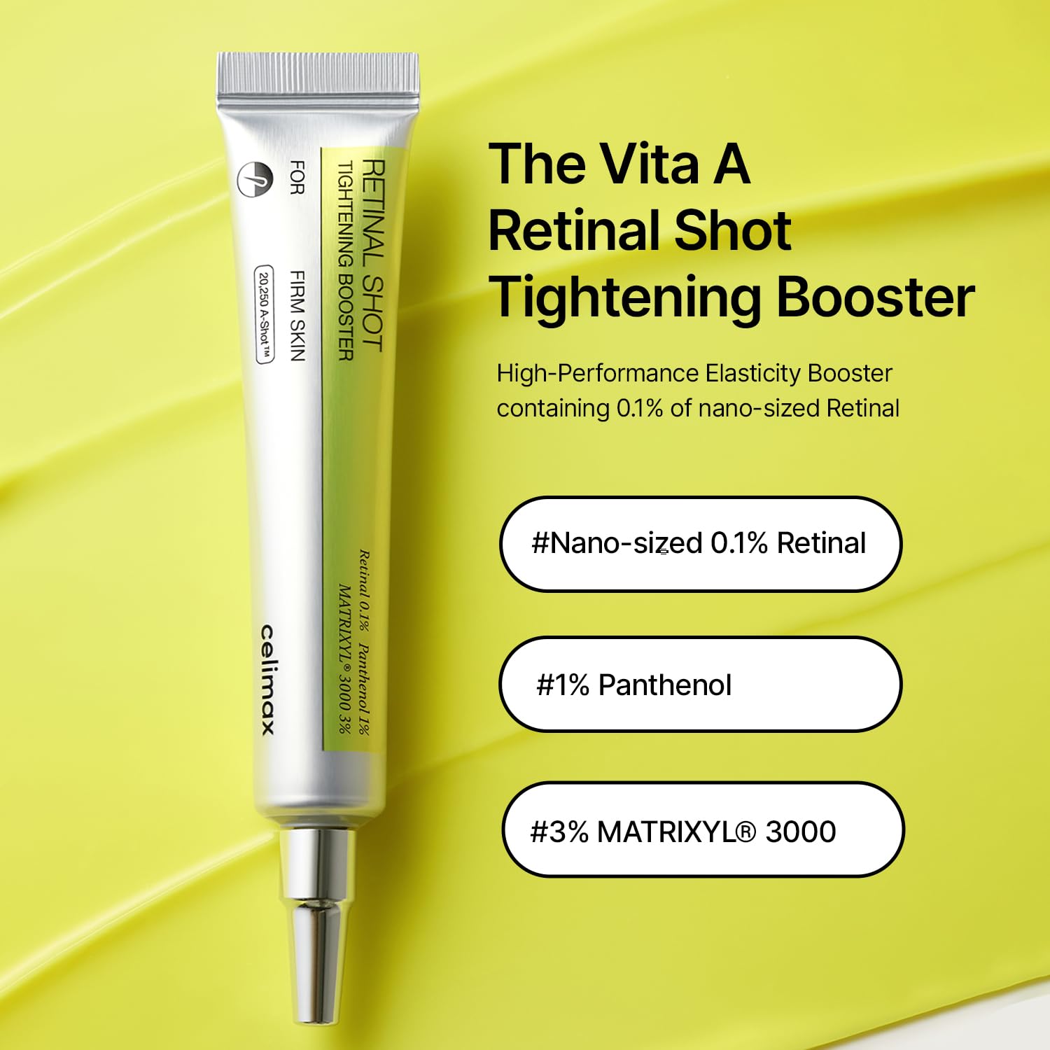 Celimax Vita A Retinal Shot Serum | 15ml High-Strength Anti-Aging Treatment for Wrinkles & Pores
