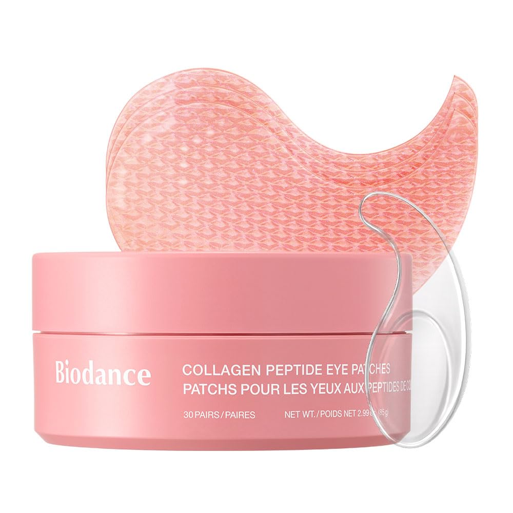 BIODANCE Collagen Peptide Eye Patches for Fine Lines & Smile Lines - 60 Count
