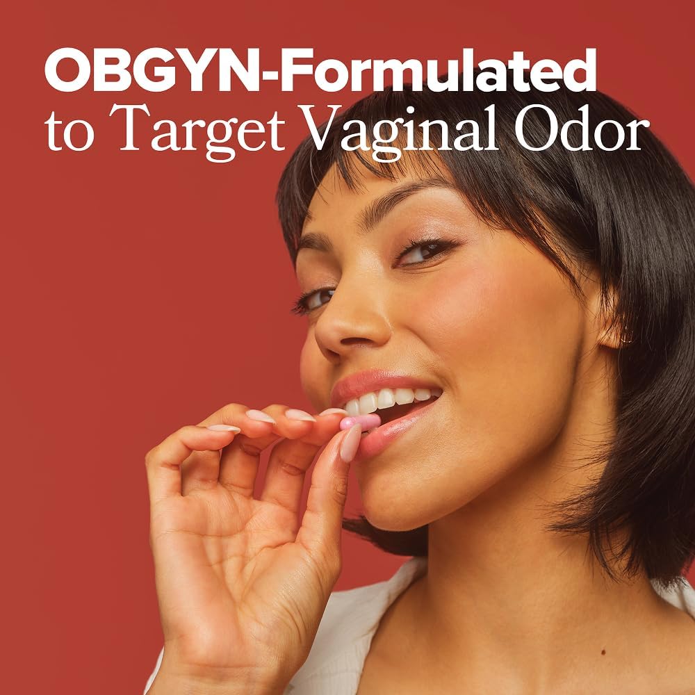 O Positiv URO Vaginal Probiotics for Women - pH Balance & Healthy Odor, 60 Capsules