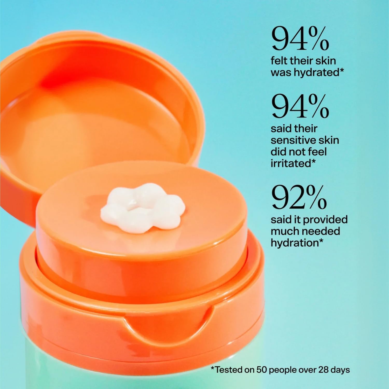 Bubble Skincare Slam Dunk Hydrating Face Moisturizer - Lightweight Daily Cream with Vitamin E + Aloe, 1.7 fl oz