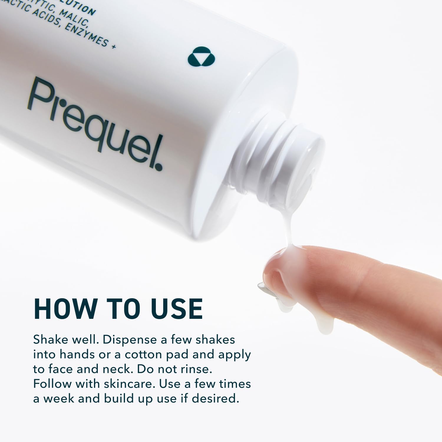 Prequel Skin Multi-Acid Milk Peel - 15% Glycolic Acid Face Exfoliant for Brighter, Smoother Skin, 7.6 oz