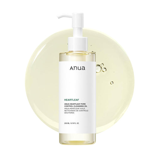 ANUA Heartleaf Pore Control Cleansing Oil - Gentle Makeup Remover for All Skin Types, 200ml