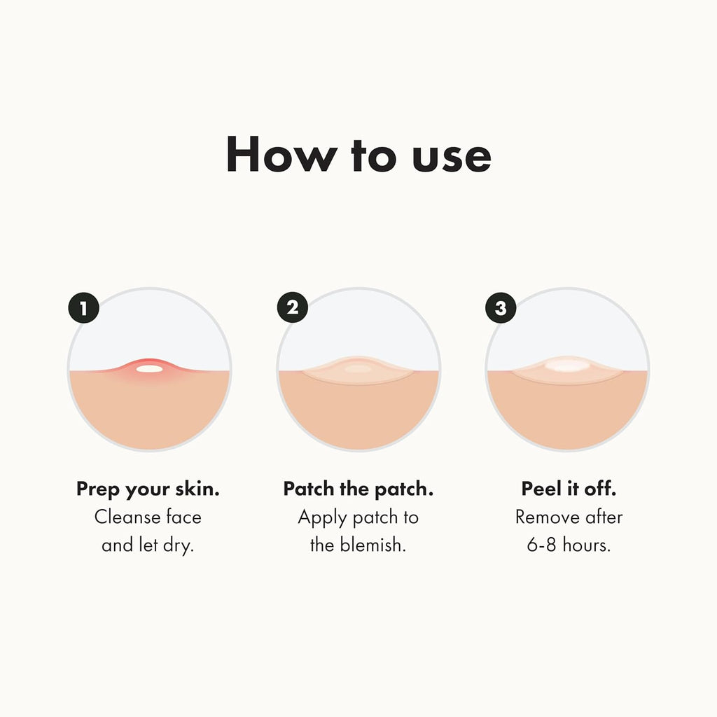Mighty Patch Original Hydrocolloid Acne Pimple Patches for Face - 36 Count