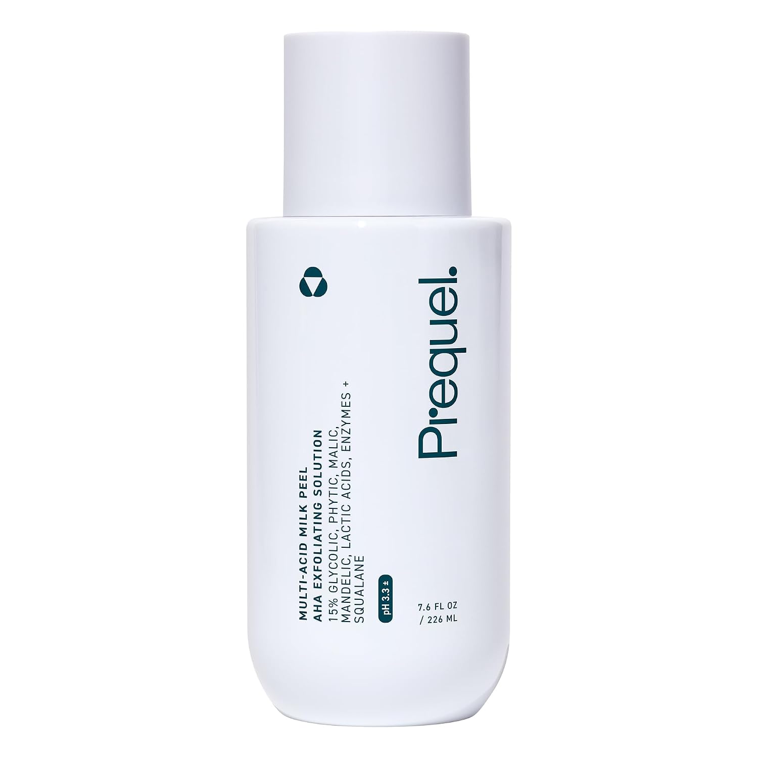 Prequel Skin Multi-Acid Milk Peel - 15% Glycolic Acid Face Exfoliant for Brighter, Smoother Skin, 7.6 oz