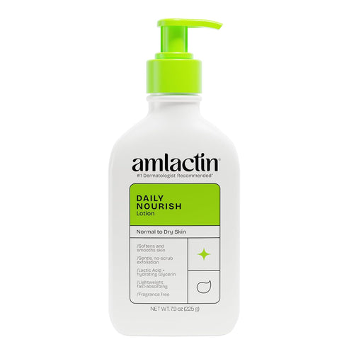 AmLactin Daily Nourish Lotion: 12% Lactic Acid Moisturizer for Dry Skin