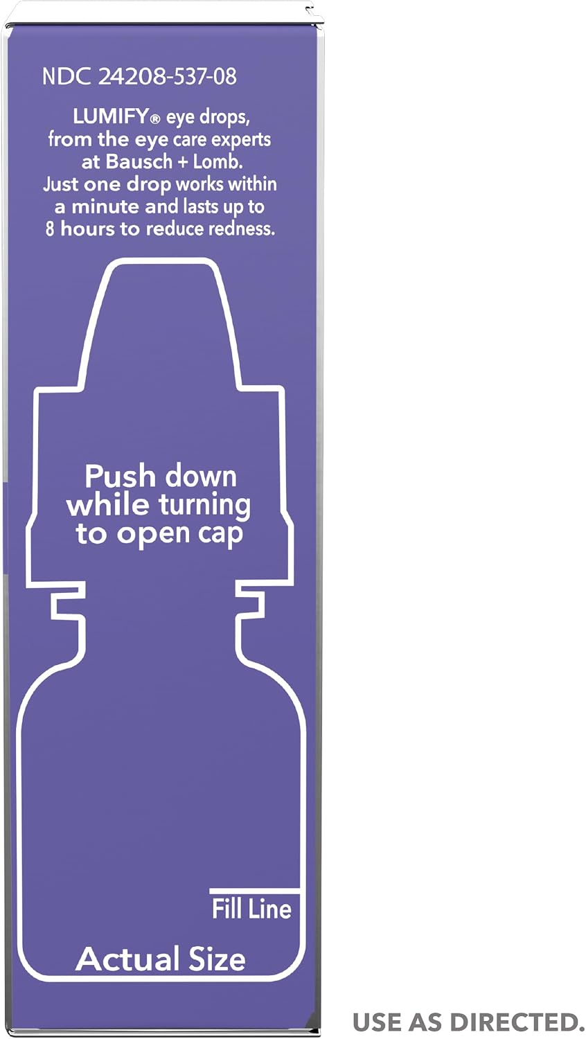 LUMIFY Redness Relief Eye Drops - Works in 60 Seconds & Lasts Up to 8 Hours