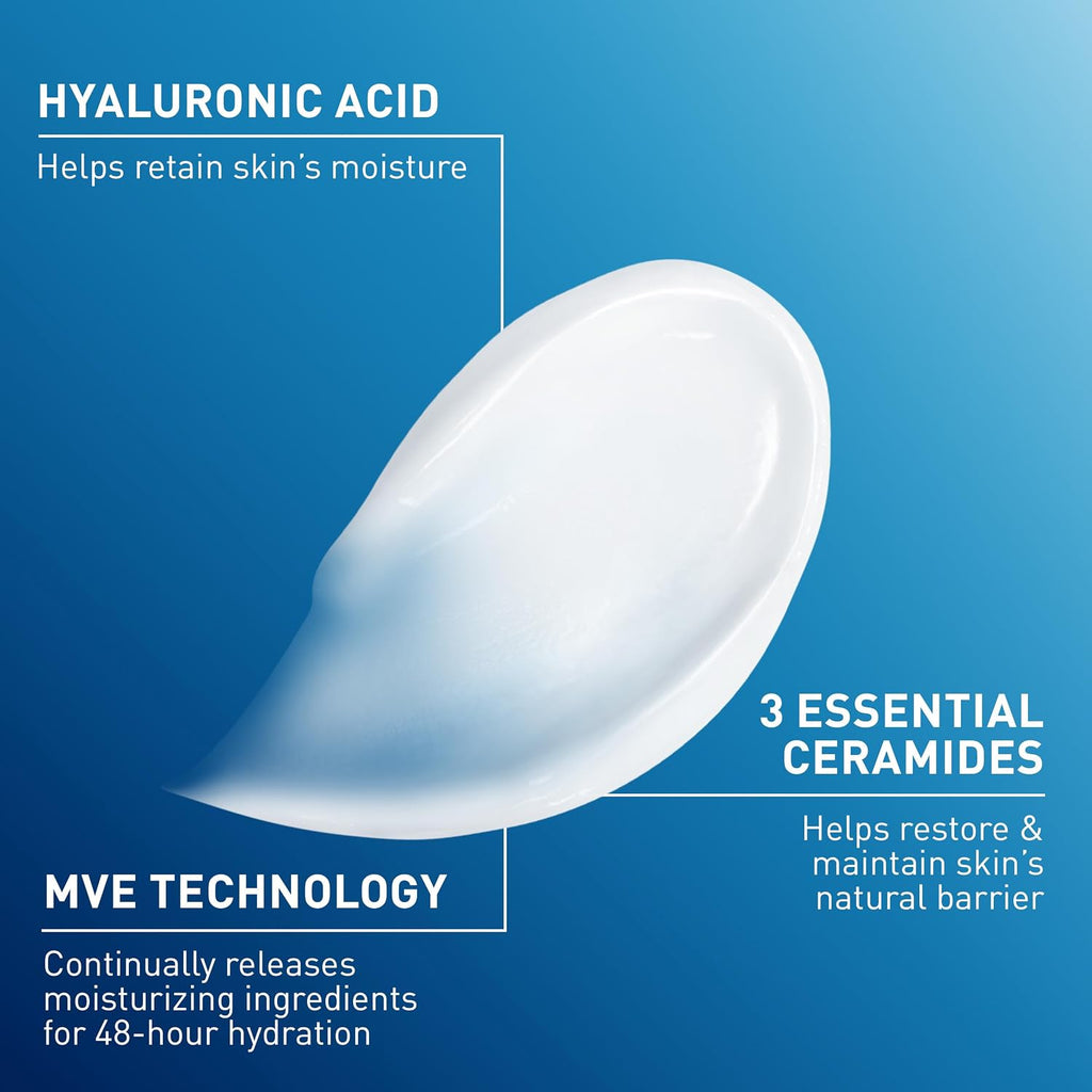 CeraVe Moisturizing Cream for Dry Skin - Hydrating Face & Body Lotion with Ceramides, 19 fl oz