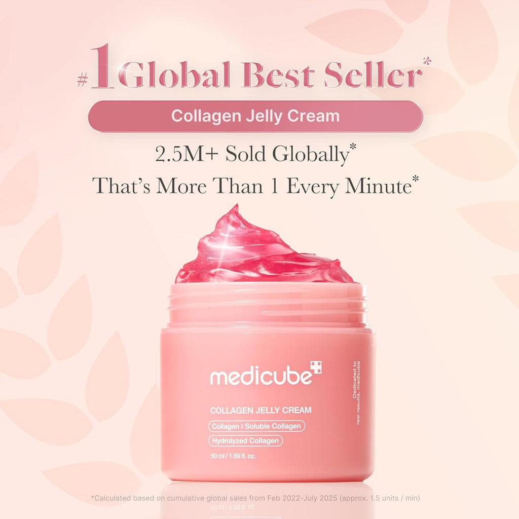 Medicube Collagen Jelly Cream with Niacinamide - Hydrating Anti-Aging Face Moisturizer for Lifted Glow