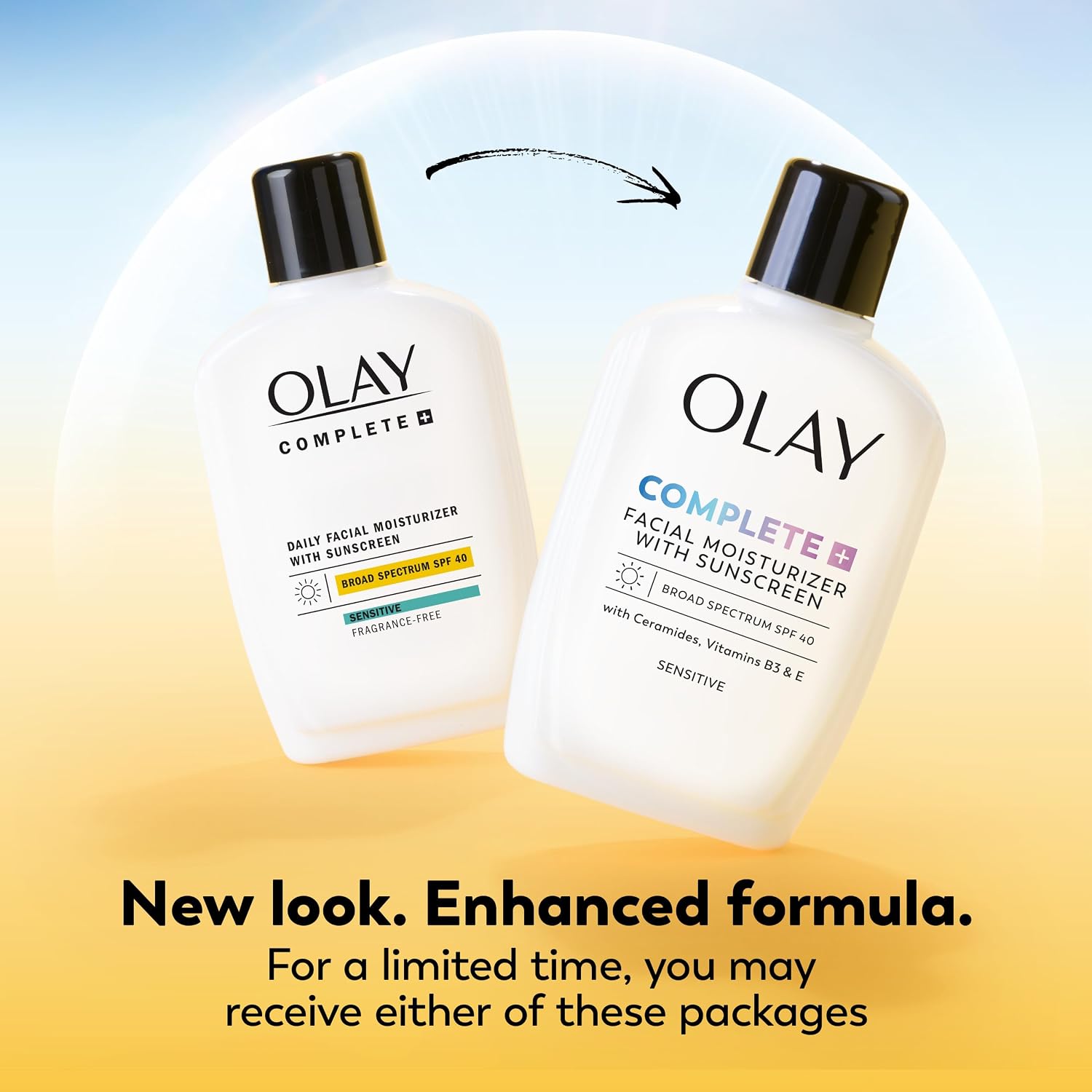 Olay Complete+ Fragrance-Free SPF 40 Face Moisturizer for Sensitive Skin