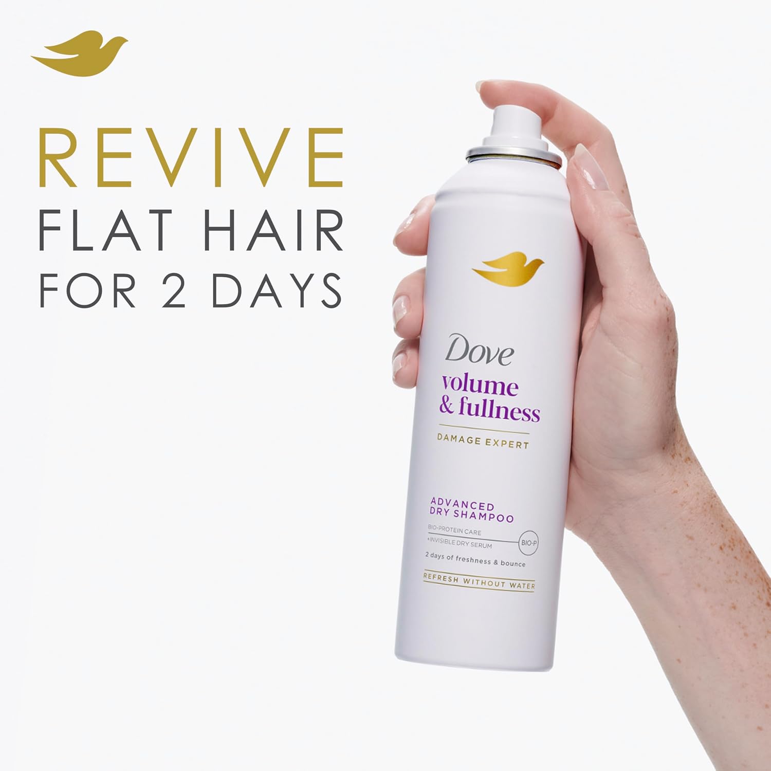 Dove Dry Shampoo Spray for Oily Hair - Refreshes & Adds Volume Between Washes (2-Pack)