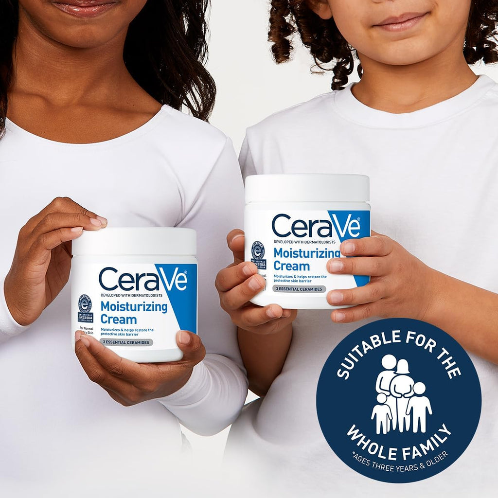 CeraVe Moisturizing Cream for Dry Skin - Hydrating Face & Body Lotion with Ceramides, 19 fl oz