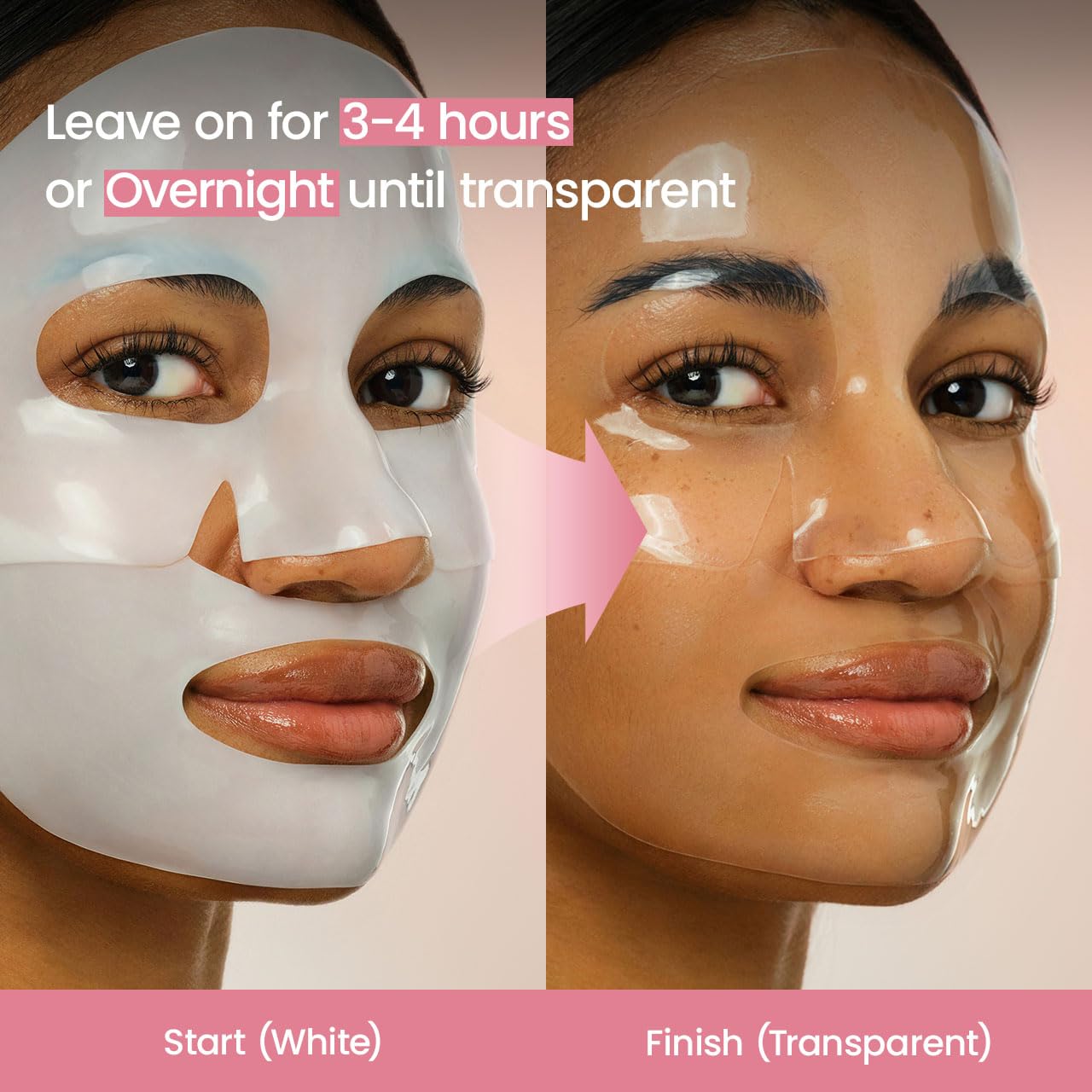 BIODANCE Bio-Collagen Hydrogel Overnight Mask - Deep Hydration & Pore Tightening for All Skin Types (4 Count)