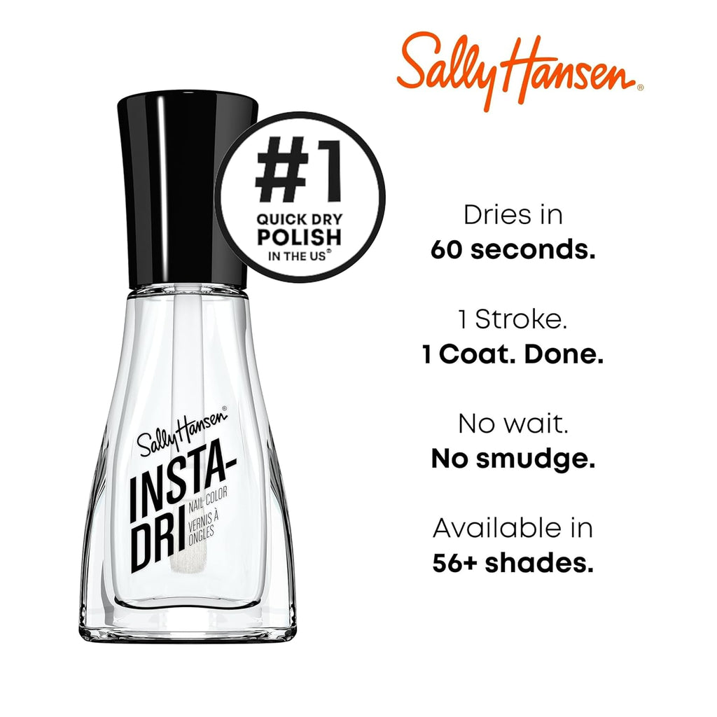 Sally Hansen Insta-Dri Clearly Quick Nail Polish - Quick Dry & Long-Lasting Shine