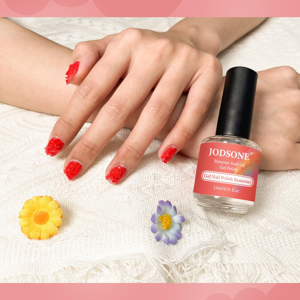 JODSONE Gel Nail Polish Remover - No Soak, Quick 3-5 Min Removal for Nails