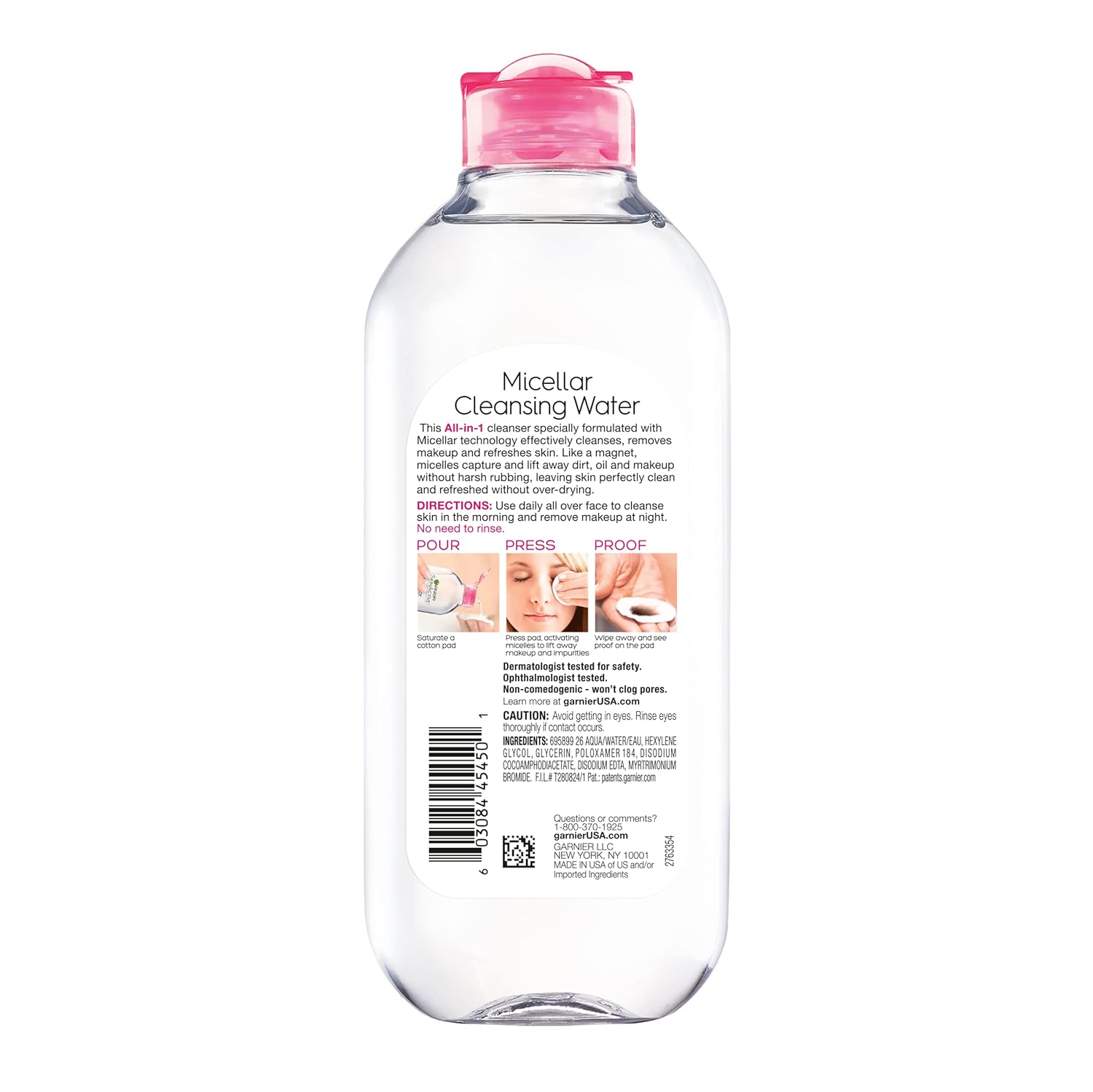Garnier Micellar Cleansing Water for Sensitive Skin - All-in-1 Makeup Remover, 13.5 fl oz