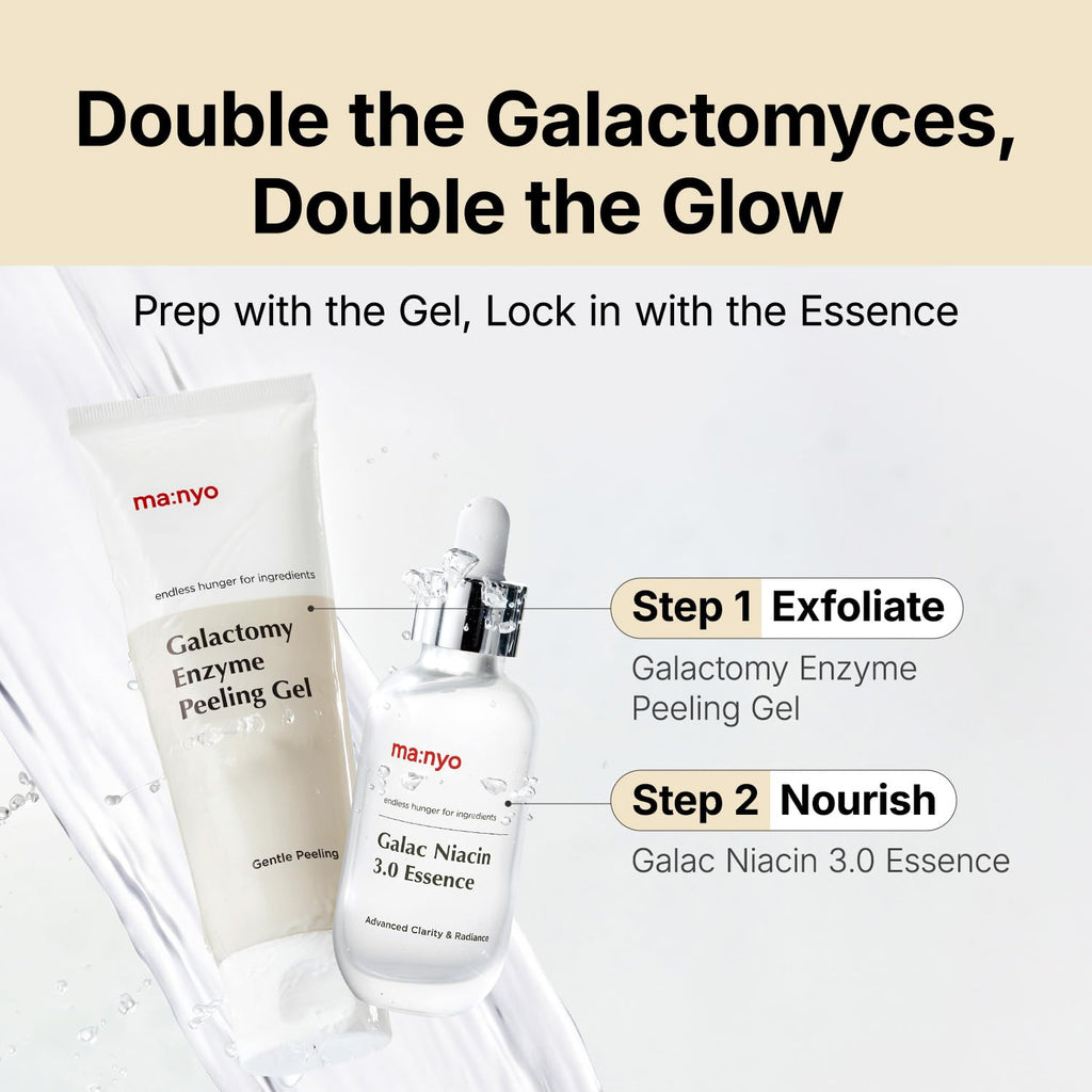 MANYO Galactomy Enzyme Face Peeling Gel - Gentle Exfoliation & Hydration for Smoother Skin, 2.5oz