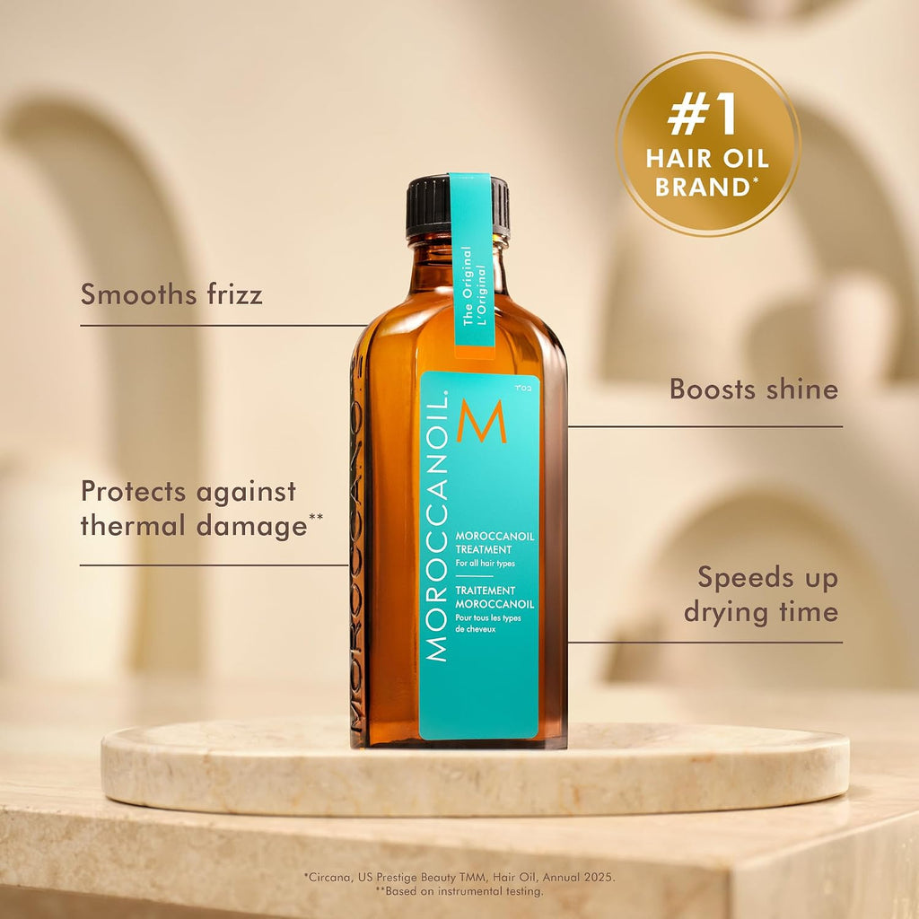 Moroccanoil Treatment Hair Oil - 3.4 oz Argan Oil for Smoothness & Shine