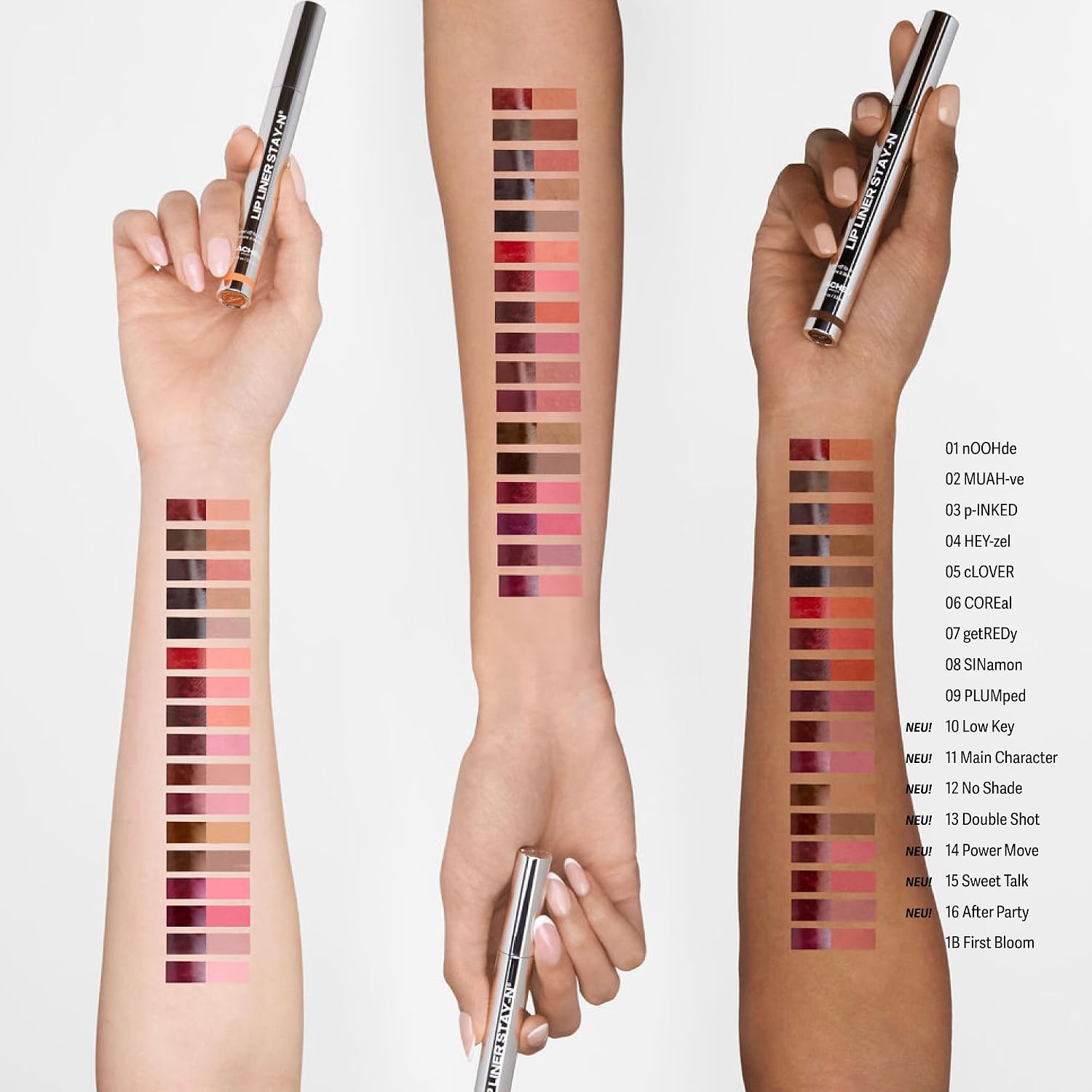 Sacheu STAY-N Peel Off Lip Liner - Long Lasting Waterproof Matte Lip Stain with Hyaluronic Acid