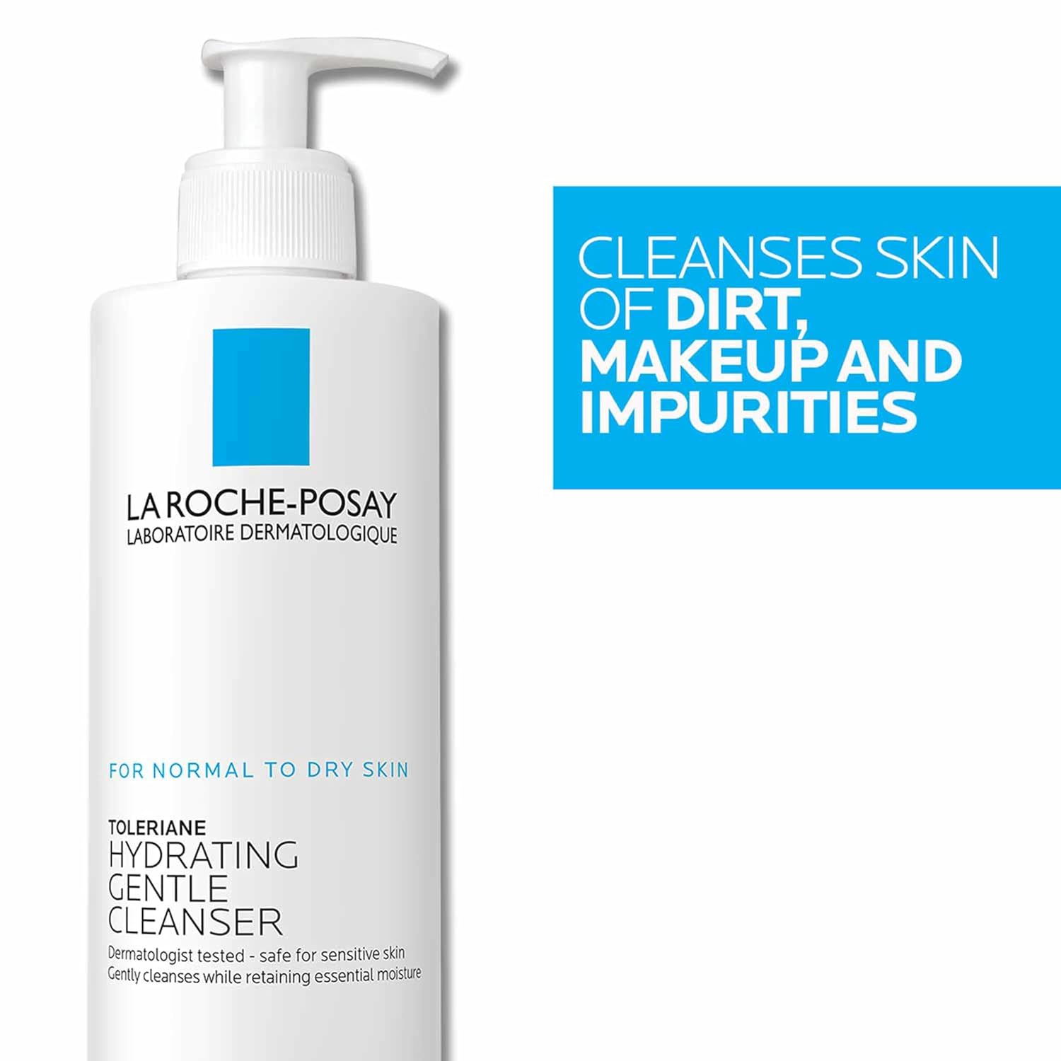 La Roche-Posay Toleriane Hydrating Gentle Face Wash - For Sensitive & Dry Skin