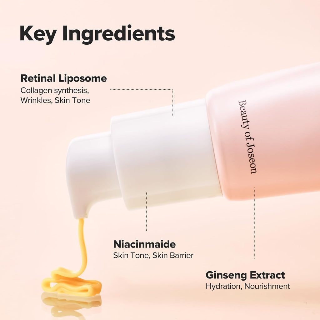 Beauty of Joseon Revive Eye Serum - Ginseng & Retinol for Puffy Bags & Wrinkles, 30ml