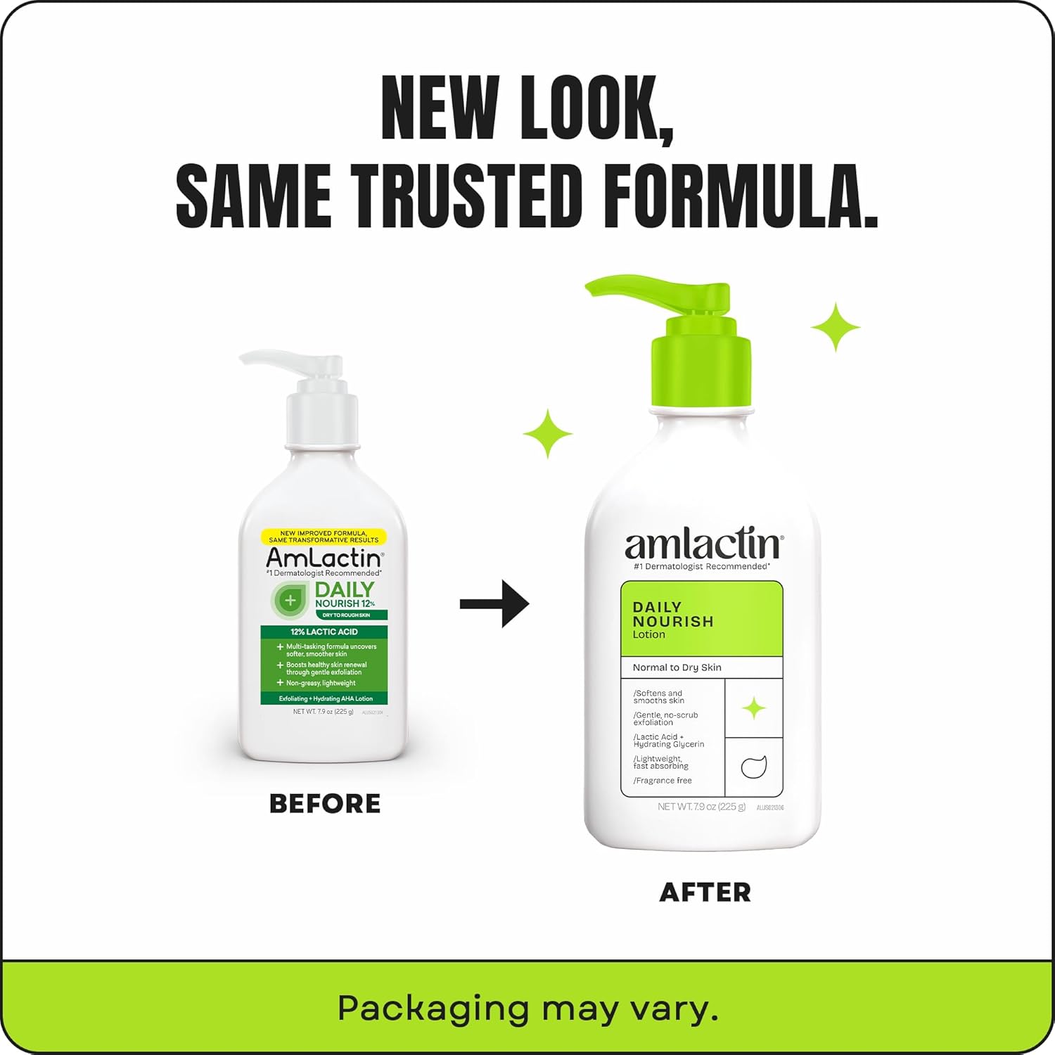 AmLactin Daily Nourish Lotion: 12% Lactic Acid Moisturizer for Dry Skin